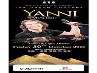 «يانى» فى مصر بصحبة  مائة عازف ومصور