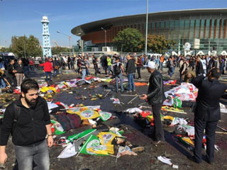 مقتل 30 شخصاً بهجوم إرهابى فى أنقرة.. والقبض على رئيس تحرير مقرب من خصم لأردوغان