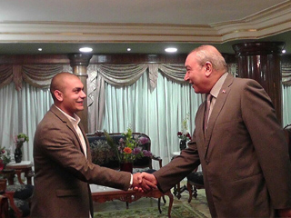 الداخلية تكرم النقيب محمد علاء فاروق