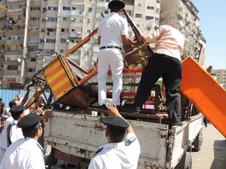 تنفيذ 671 حكمًا قضائياً وضبط 212 مخالفة إشغالات ببنى سويف