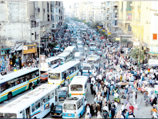 مصر 90 مليون نسمة منها 9 ملايين فى القاهرة