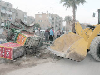 رفع كفاءة المحاور المرورية وإزالة الإشغالات بالجيزة