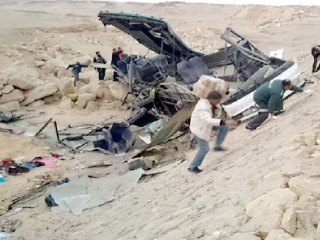 وفاة 6 وإصابة 38 فى انقلاب أتوبيس «نام» سائقه