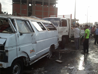 مصرع وإصابة 12 فى انقلاب ميكروباص على «صحراوى المنيا»