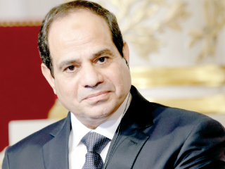 السيسى يبحث مع أولبرايت سبل مكافحة الإرهاب والأوضاع فى المنطقة