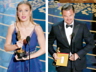 أخيراً.. بطل «التايتانيك» يفوز بالأوسكار