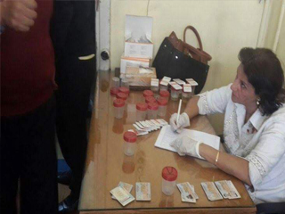 إجراء تحاليل مخدرات لسائقى أتوبيسات المدارس بالزمالك