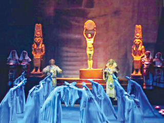 أوبرا عايدة  فى «أربع ليالى» على المسرح الكبير