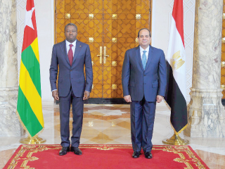 السيسى ورئيس توجو يشهدان توقيع 5 مذكرات تفاهم بين البلدين