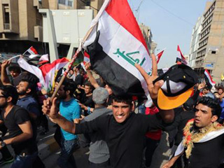 مظاهرة مليونية فى بغداد بدعوة من الصدر