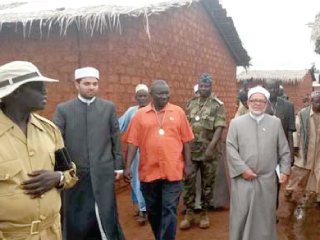 استقبال رئاسى حافل لقافلة الأزهر الإغاثية  بأفريقيا الوسطى