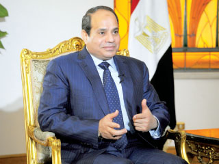 السيسى يستقبل وفدا من أعضاء الكونجرس الأمريكى