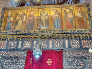 أقدم كنيسة فى رحلة العائلة المقدسة بدير المحرق