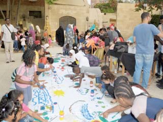 أطفال إفريقيا يبتكرون حلولاً لأزمة النيل فى السيدة زينب