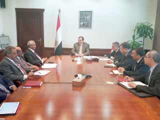 وزير البترول يستقبل وفداً من وزارة النفط السودانية