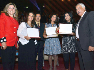 جينيس يكرم أبطاله المتفوقين رياضياً فى حفل فنى