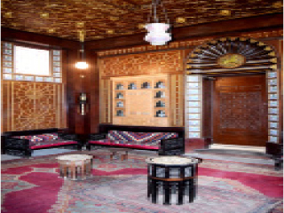 حجرة كبار المصلين بقصر المنيل تحفة معمارية