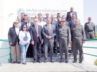 عبدالعزيز فى المركز الطبى العالمى قبل اعتماده دولياً