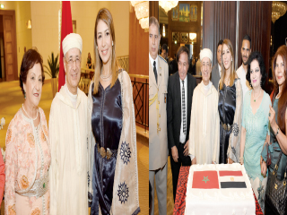 سفير المغرب يرفع شعار «تحيا مصر.. تحيا المغرب» فى احتفالية عيد العرش