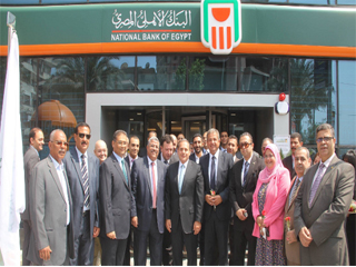 البنك الأهلى يفتتح فرعاً جديداً بالمركز الأوليمبى بالمعادى