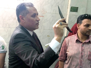 فياجرا وسلاح أبيض بمشرحة مستشفى المحلة