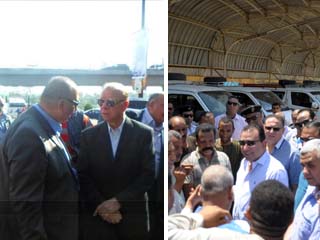 المحافظون يتابعون حركة سير المواصلات لمنع استغلال الركاب