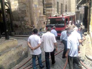 «أودة باشا» ينجو من ماس كهربائى