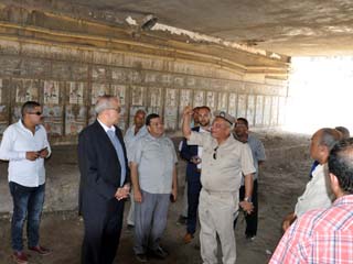 لجنة لفحص سلامة كوبرى «الشموت» ببنها