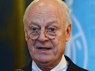 دى ميستورا يتوقع حسماً فى سوريا  أكتوبر المقبل