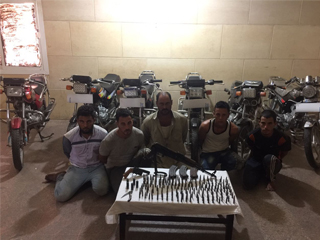 كشف غموض جريمة قتل تكتب نهاية عصابة «الدراجات البخارية» بالشرقية