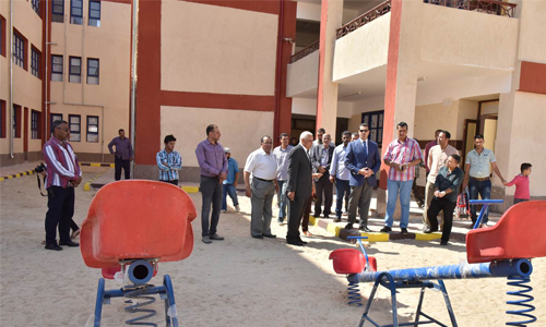 سفير اليابان فى «العبور اليابانية» و«الدسوقى» يتفقد تجهيزات الأسيوطية