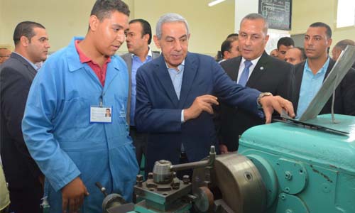 وزير التجارة والصناعة يفتتح مجمع مراكز التدريب الفنى والمهنى بمحافظة السويس