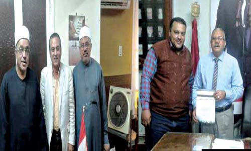 ..وقيادات «الشباب والرياضة والأوقاف» يوقعون استمارات «علشان تبنيها»