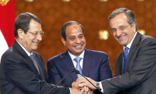 قمة مصرية يونانية قبرصية.. الاثنين