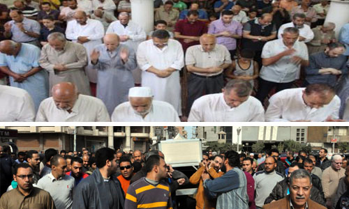 دفن شهداء «الروضة» بملابسهم فى مقبرتين بقرية المزار