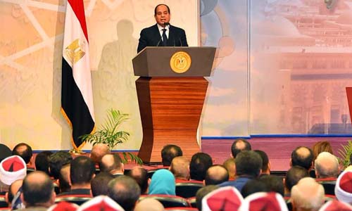 6 رسائل للرئيس فى احتفالية  المولد النبوى