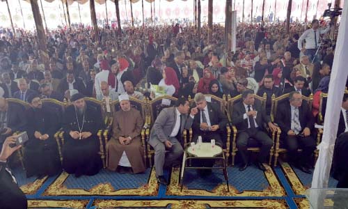 20 الف مواطن يحتشدون بمؤتمر «كلنا معاك»