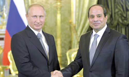 «بوتين» بالقاهرة للمرة الثانية فى عهد السيسى