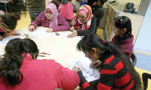 فى مصر الجديدة.. 100 طفل معاق يرفعون شعار «مع بعض نقدر»