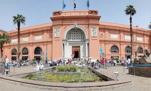 الآثار: الانتهاء من الهيكل الخرسانى والمعدنى لمبانى المتحف المصرى الكبير