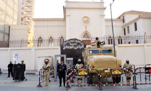 دوريات القوات المسلحة والشرطة تؤمن احتفالات أعياد الميلاد