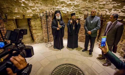 جولة قادها البطريرك داخل حصن بابليون