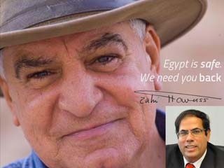 الفقى يكرم حواس بمتحف وجمعية فى مكتبة الإسكندرية