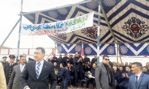 احتفالية رياضية لسجناء برج العرب بحضور أحمد حسن و«الكاس»