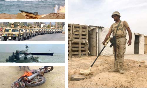 التطهير.. أبطال الجيش والشرطة يطهرون سيناء من الإرهاب بعزيمة وروح قتالية عالية