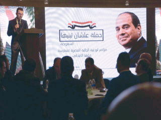 حسام الحديدى راعى حملة عشان تبنيها بالسعودية يدعو المصريين إلى الالتفاف حول السيسى لاستكمال المسيرة