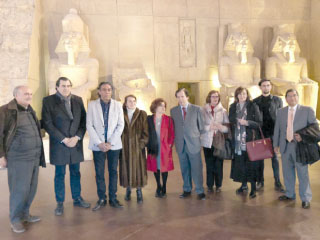 «أبوسمبل الأسوانى» يحيى الحضارة المصرية فى إسبانيا