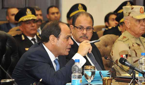 السيسى : لن نسمح بسقوط مصر