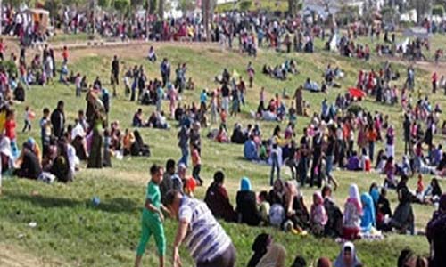 أعياد الربيع فى المحافظات..المصريون يحتفلون فى الحدائق والمتنزهات بـ«شم النسيم»