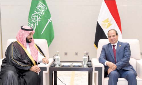 السيسى فى السعودية للمشاركة بالقمة العربية الـ29